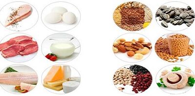 comer produtos proteicos para a perda de peso