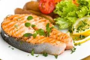 filete de peixe para a diabetes